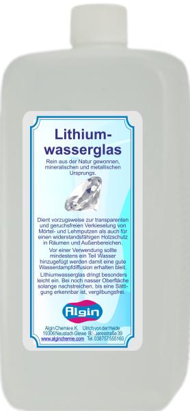 Lithiumwasserglas 1L = 1,2kg - Verkieselung Betonhärtung Mauertrocknung